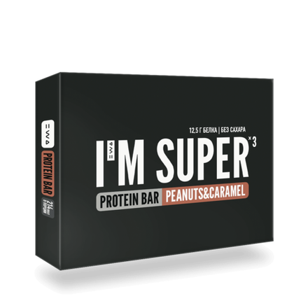 ПРОТЕИНОВЫЙ БАТОНЧИК СО ВКУСОМ «АРАХИС И КАРАМЕЛЬ» PROTEIN BAR EWA