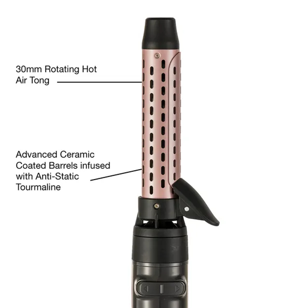 Фен-щетка Remington AS8606 черный/золотой