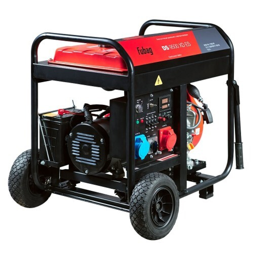 Электростанция дизельная с воздушным охлаждением FUBAG DS 9500 XD ES открытая 646240