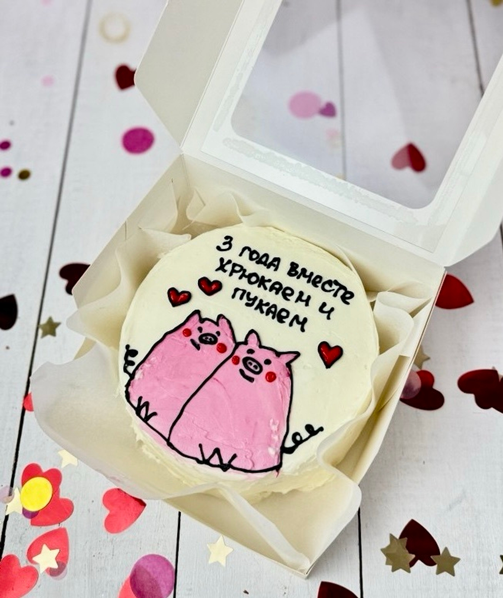 Бенто торт на важную дату