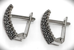"Эстерелла" - серебряные серьги 925-й пробы