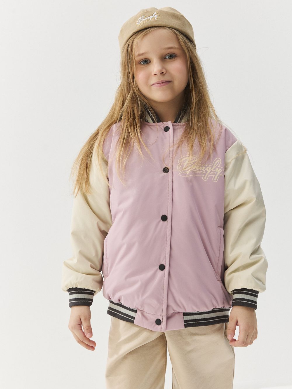 Бомбер с утеплителем "Роза"