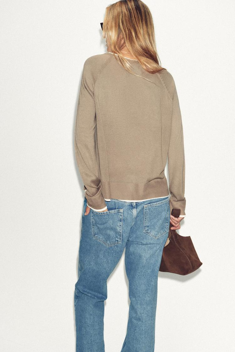 ZARA ТРИКОТАЖНЫЙ ДЖЕМПЕР, НОРКА