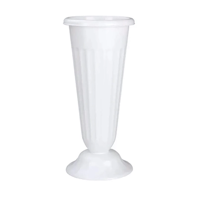 Ваза для цветов под срезку (D210мм,выс440мм) (белый)