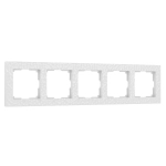 Рамка на 5 постов Hammer (белый) W0052401