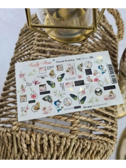Lucky Rose Слайдеры наклейки для ногтей Foil 96