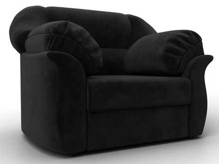 Кресло Карнелла, SEVEN 35 черный, Велюр, 105833