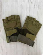 Перчатки тактические беспалые олива