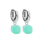 Серьги Qudo FIRENZE (G) Light Palace Green Opal 107001/20-4510