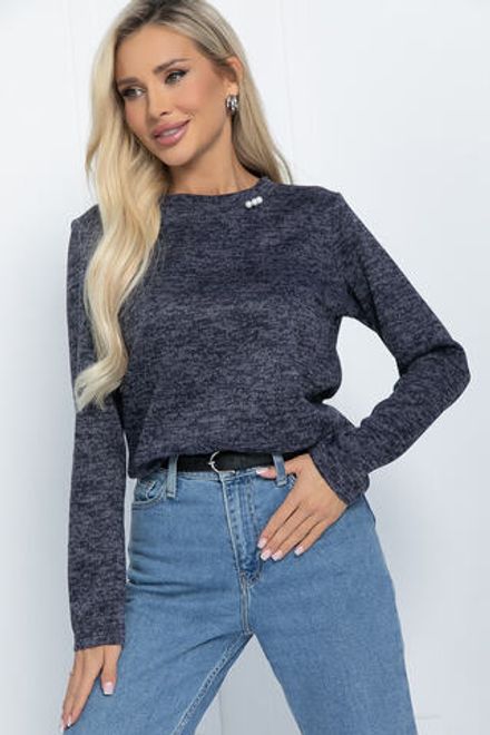 Джемпер Сатина (темно-синий) Б11495 LT Collection