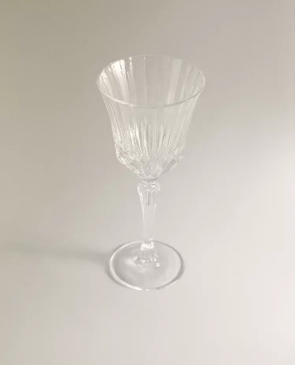 ZARA HOME БОКАЛ ИЗ ХРУСТАЛЬНОГО СТЕКЛА, ПРОЗРАЧНЫЙ