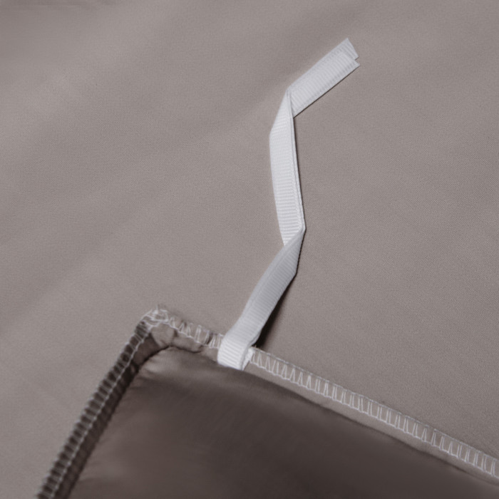 Комплект постельного белья на резинке Однотонный Сатин Премиум «Жемчужная дымка»