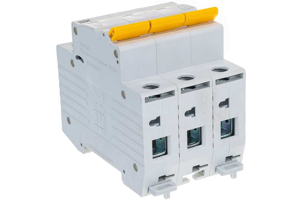 Автоматический выключатель ВА47-29 3Р 63А 4,5кА С IEK