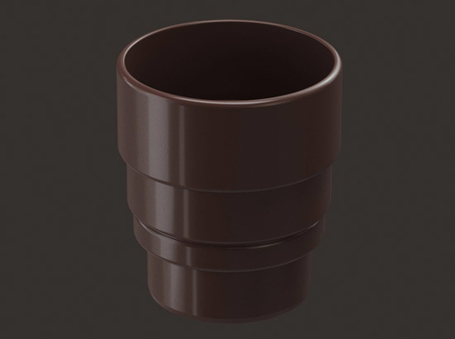 Муфта-переходник Docke LUX ПВХ Шоколад