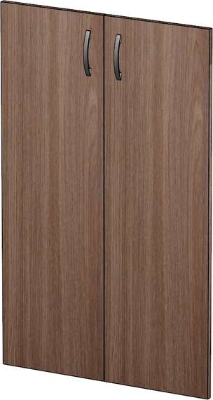 Двери средние из ЛДСП Стандарт-Pro ясень шимо темный