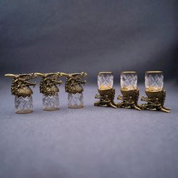 Подарочный набор стопок перевертышей "Драконы"