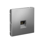 ARTGALLERY РОЗЕТКА компьютерная RJ45, кат. 6A, механизм, СТАЛЬ