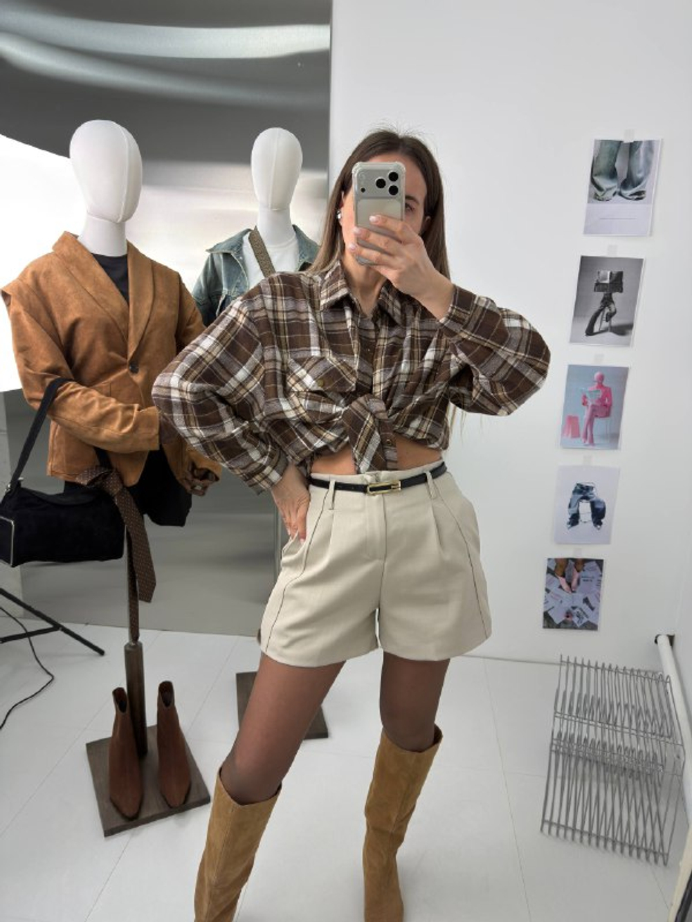 Шорты женские артикул 2537 цвет "бежевый"