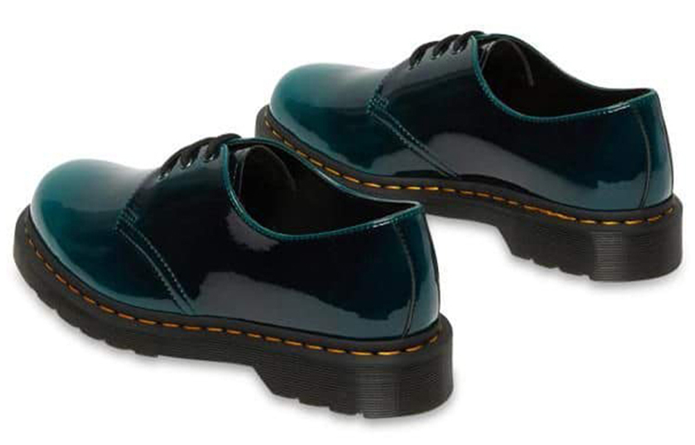 Dr.Dr. Martens Martens 1461 round head lace-up casual shoes for men and women the same style green