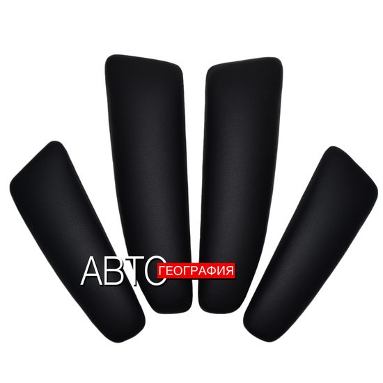 Мягкие накладки на ручки дверей Skoda Superb [B8] (2015-наст. время) из экокожи