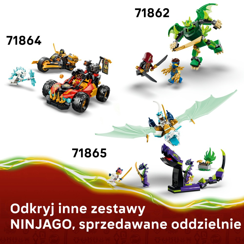 Конструктор LEGO Ninjago 71863 Зилвар и дракон-чудовище Гримтак — фото 8