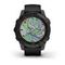 Умные часы Garmin FENIX 7 Sapphire Solar титановый серый DLC с черным ремешком