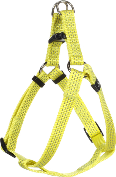 Шлейка STEP& GO LEN, S 25-45 см/ 15 мм, жёлтый, Flamingo