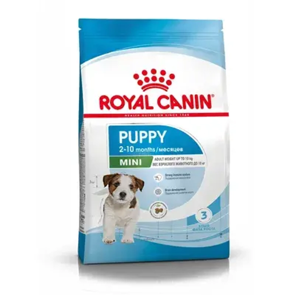 ROYAL CANIN Mini Puppy Корм сухой для щенков мелких пород в возрасте 2-10 месяцев, 800 г