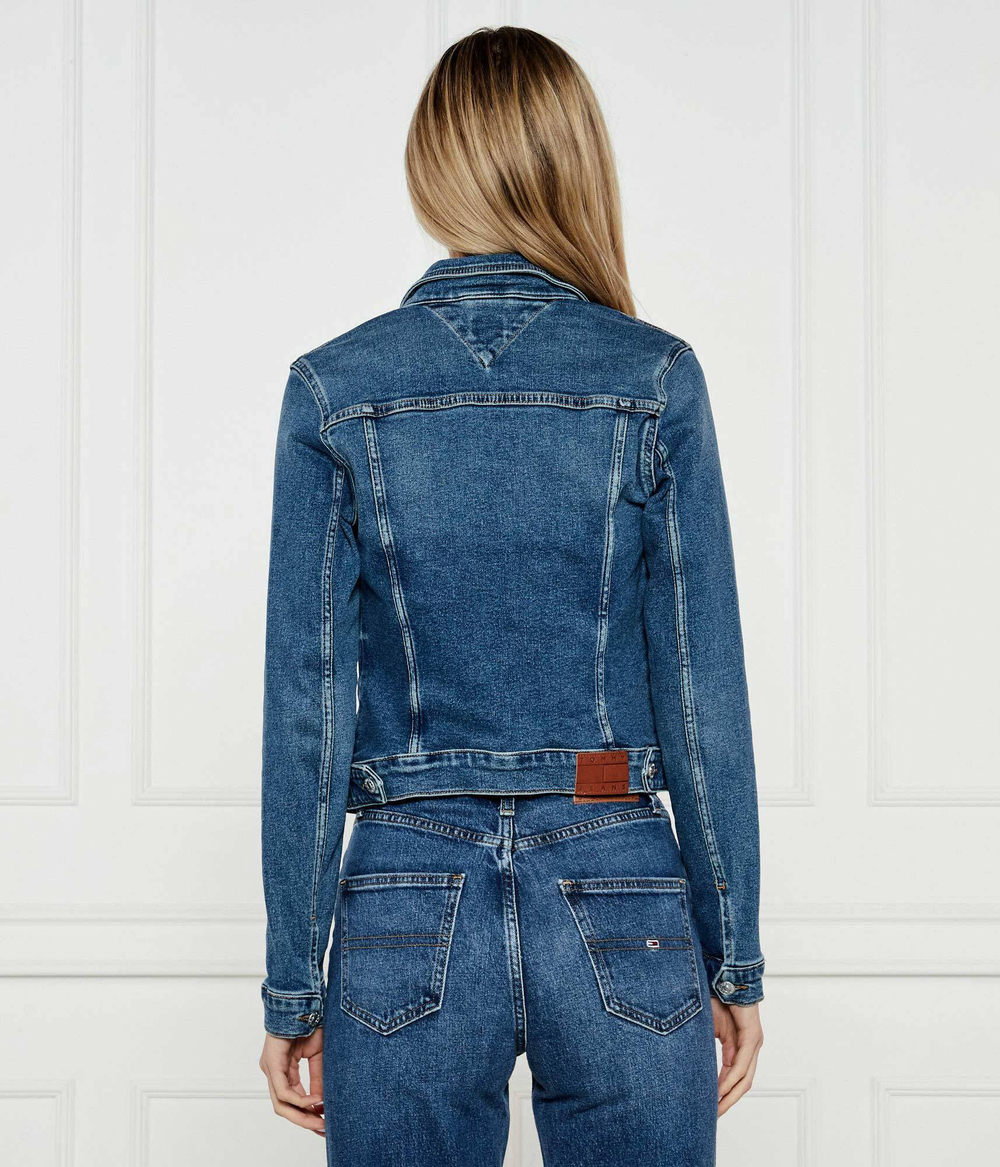 Джинсовая куртка Vivianne Tommy Jeans - голубой(DW0DW20158)