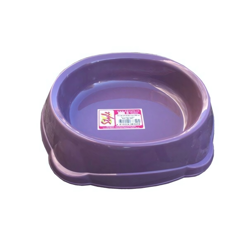 Миска для животных 500мл лиловый