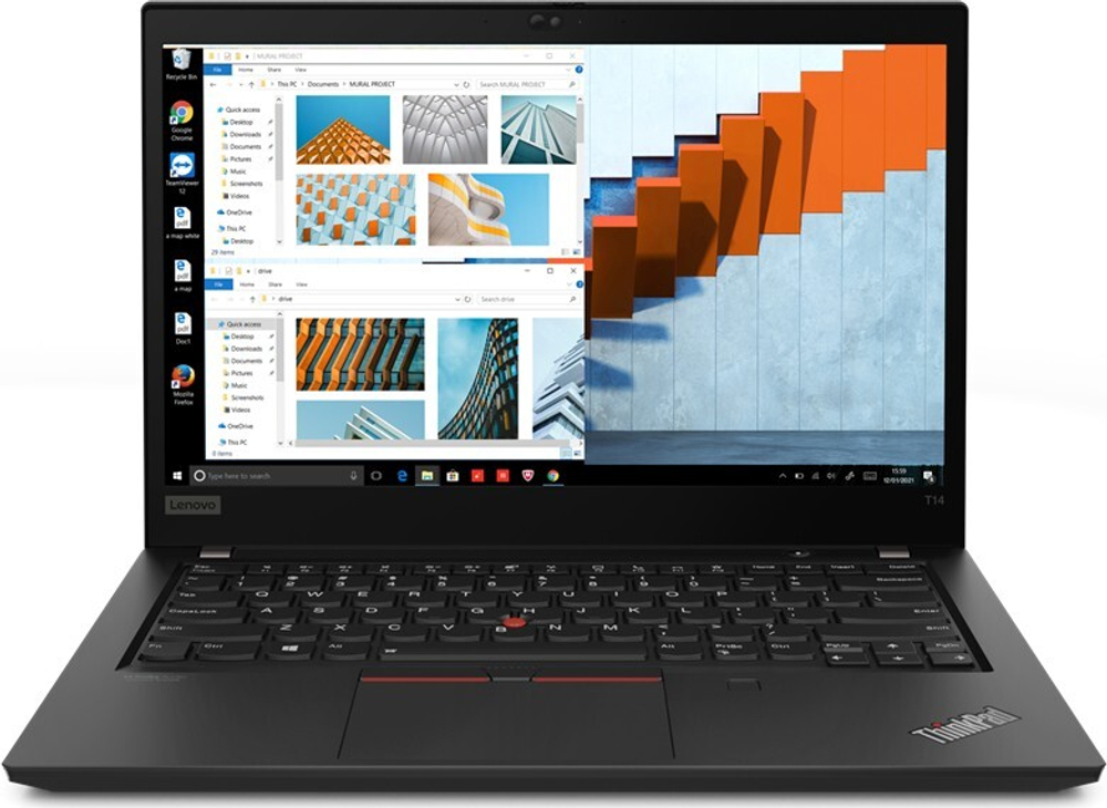 Ноутбук Lenovo ThinkPad T14 Gen 2, 14&quot; (1920x1080) IPS/Intel Core i7-1165G7/16ГБ DDR4/512ГБ SSD/GeForce MX450 2ГБ/Без ОС, черный [20W1A10XCD]