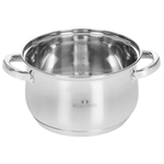 Набор кастрюль 4 предмета (2,1л, 2,9л, 3,9л, 6,6л) нерж Bella Cucina BC-2086