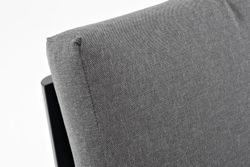 "Париж" модуль диванный алюминиевый центральный, цвет серый