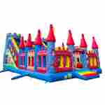 Коммерческий надувной батут «Замок развлечений», 12*7*5,5 м