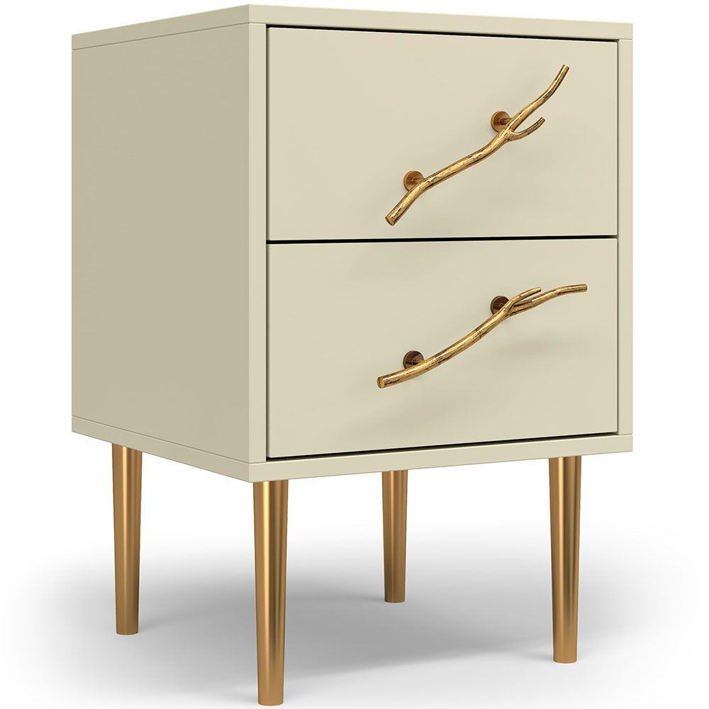 Тумба Арт Колор matte Стайл Голд Серый шелк матовый