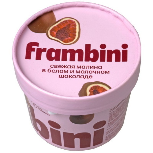 Frambini Малина в белом молочном шоколаде 130г