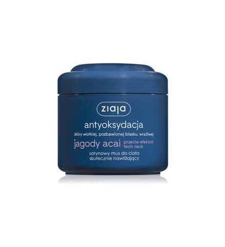 Ziaja Jagody Acai - атласный мусс для тела эффективно увлажняет /   200  ml  / GTIN 5901887038337