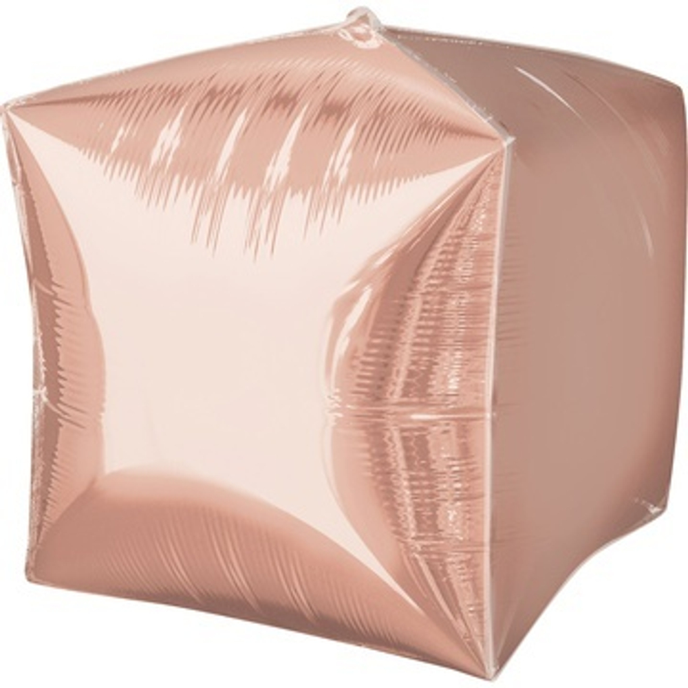 3D Кубы 40*40*40 Розовое золото б44
