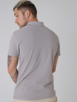 Футболка поло Город Горький серая какао