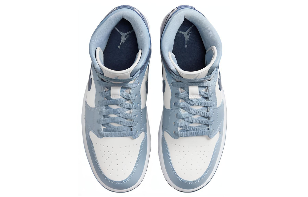 Air Jordan 1 Mid Sail Diffused Blue Women's