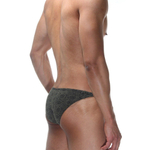 Мужские трусы-слипы цвета хаки Dia de los muertos (Размер: M) (Цвет: хаки)