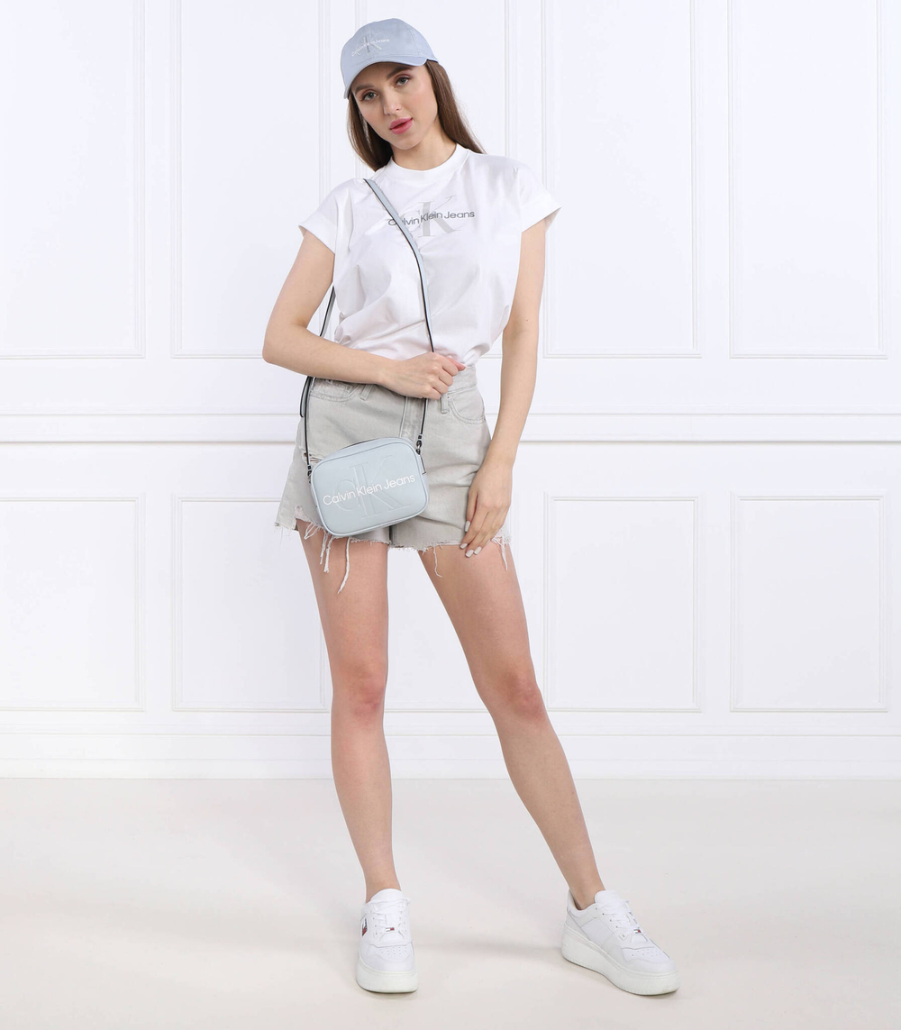 шорты mom short CALVIN KLEIN JEANS - серый(J20J220643)