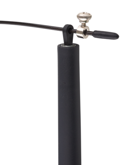 Скакалка RP-202 с подшипниками, с пластиковыми ручками, 3 м, черный