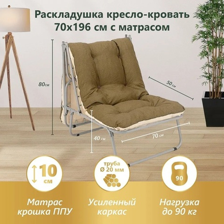 Раскладушка кресло - кровать Селла-2