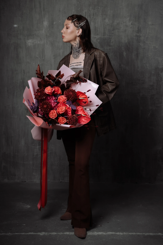 Букет "Осенний поцелуй" размер L