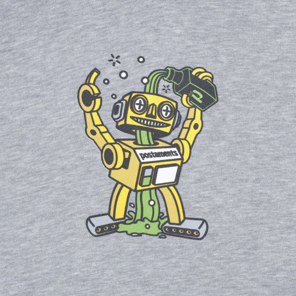 Худи Postaments Alkobot (heather grey) артикул: - купить в магазине Дайс
