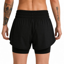 Женские Шорты теннисные Nike Dri-Fit One - black/white