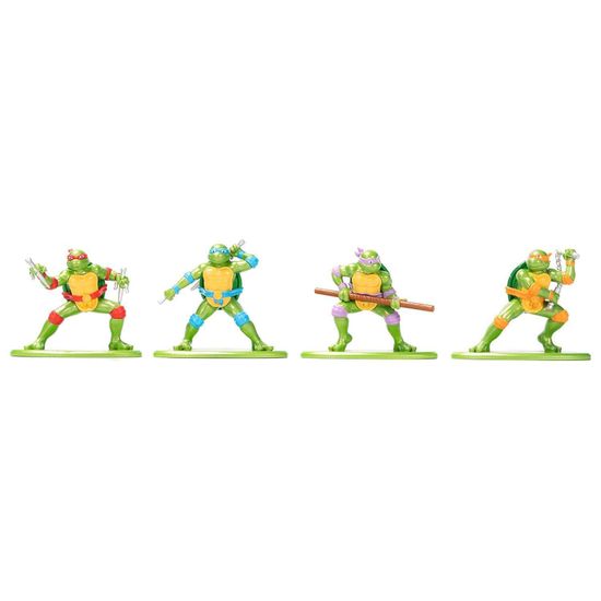 Набор фигурок Jada Nano Черепашки-ниндзя Nanoscene 4шт 34679