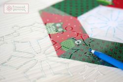 Шаблон для стежки "Снежинка"  (арт. T10)