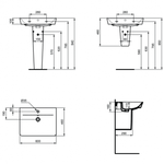 Умывальник Ideal Standard CONNECT AIR E074201